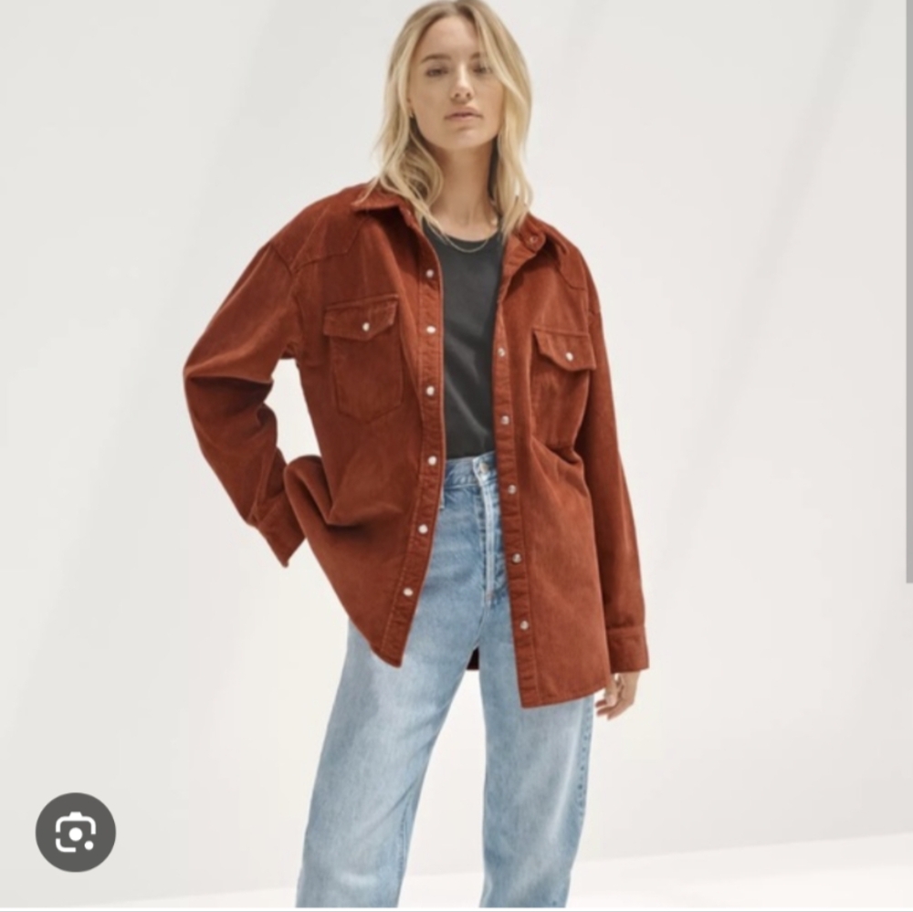 Denim Forum Nina corduroy western shirt